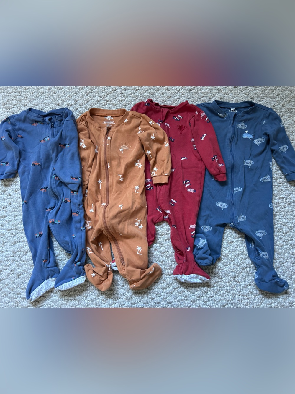 Pekkle Sleepers - Mixed Colors Pack (Size 9M)